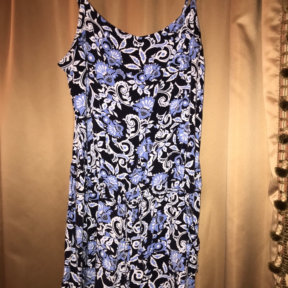 Spaghetti strapped multi-color romper - Picture 1 of 1